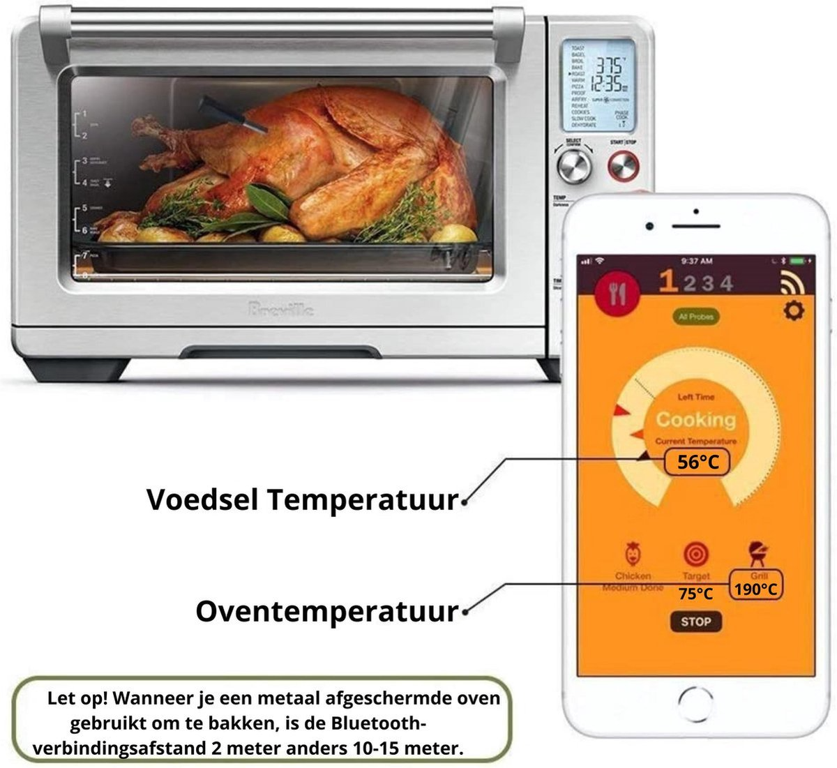 Living Needs Vleesthermometer – BBQ Thermometer - Afbeelding 7