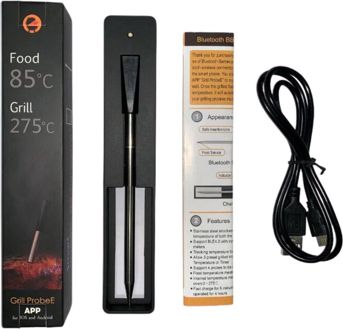 Living Needs Vleesthermometer – BBQ Thermometer - Afbeelding 6